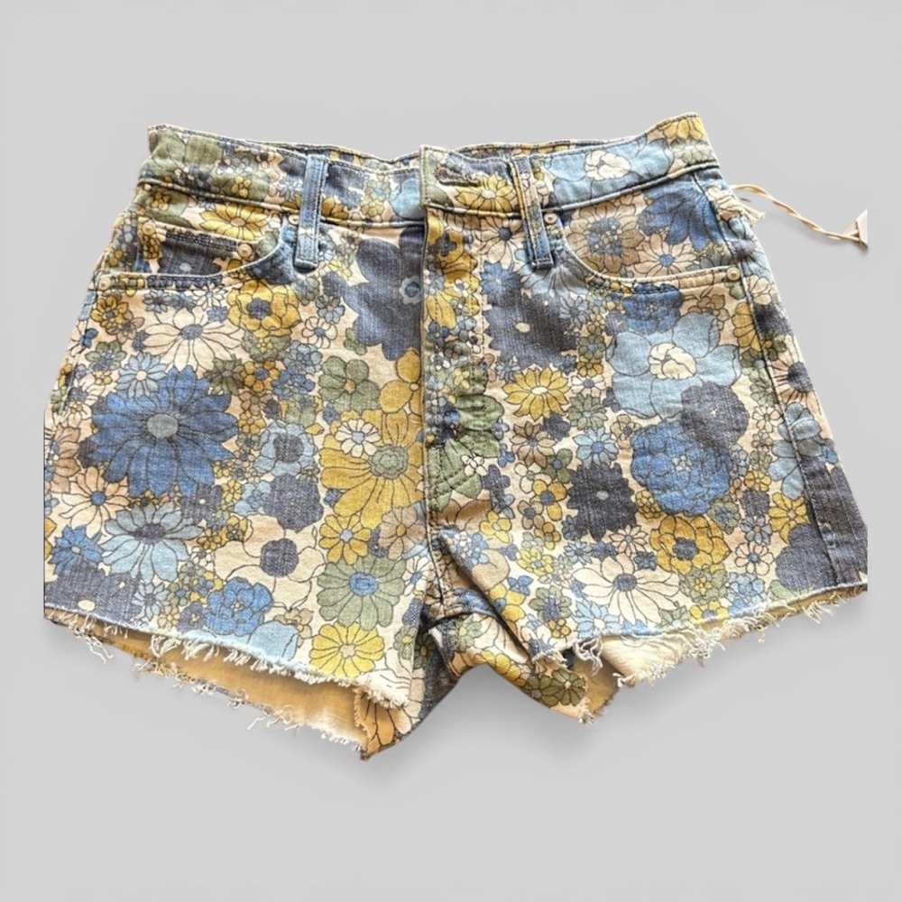 MOTHER SUPERIOR  Tomcat, kick fray shorts dirtbike flowers 24 new cottagecore